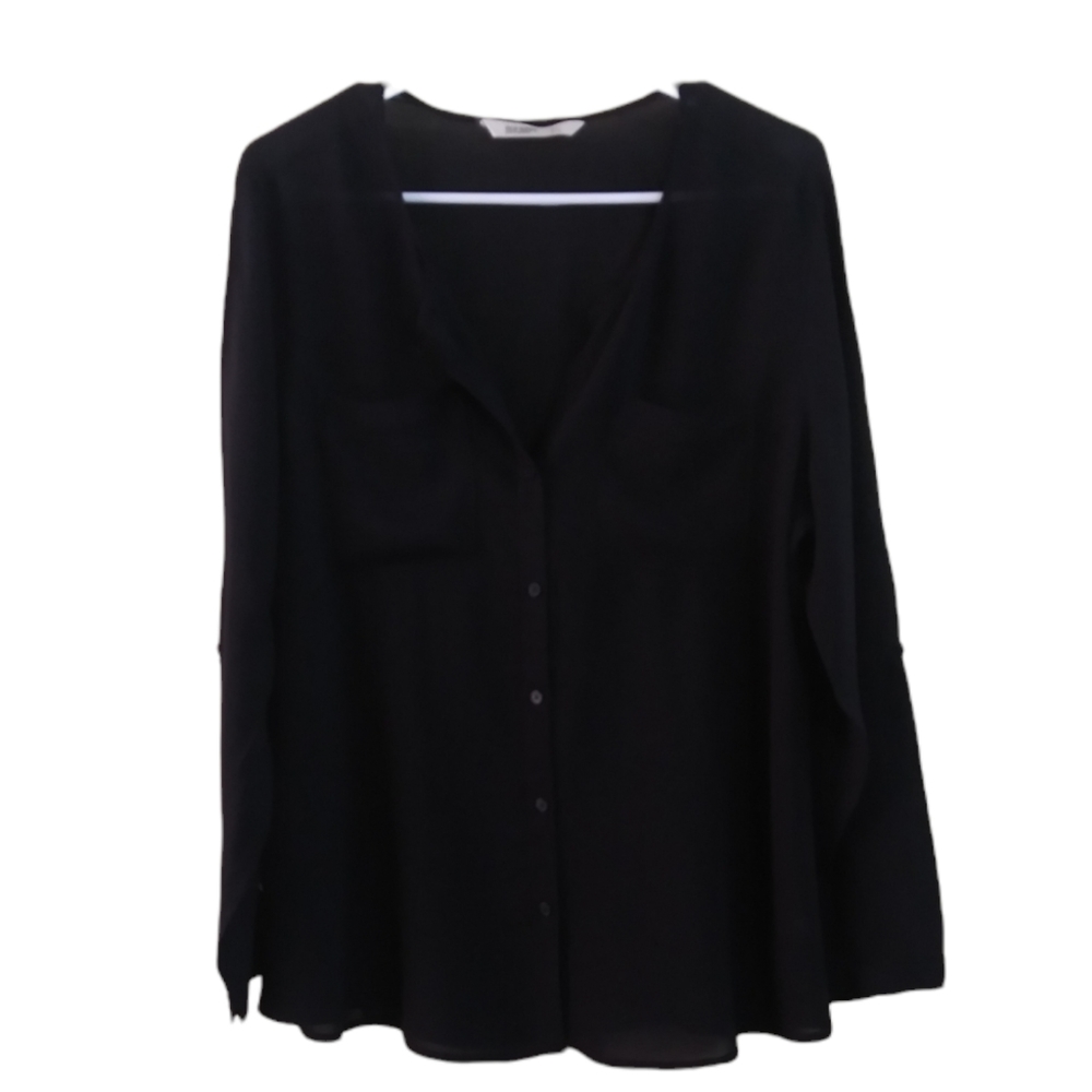OLD NAVY black button down Shirt